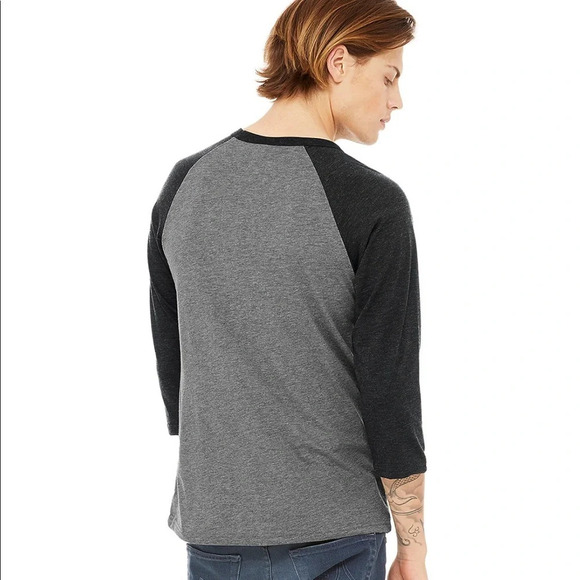 NEW 3200 Unisex 3/4 Sleeve “Don’t Let me Vote Democrat” Baseball Style Shirt - Picture 3 of 6